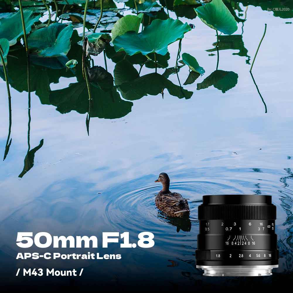 50mm F1.8 APS-C Manual Focus Lens Fit for Fuji X-Mount