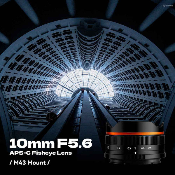 Brightin Star 10mm F5.6 APS-C Fisheye Lens Wide-Angle Lens For M43/Canon M/Canon RF/Sony E/ Nikon Z/Fuji X Mount