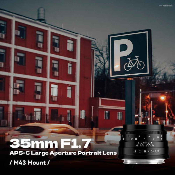 Brightin Star 35mm F1.7 APS-C  Wide-Angle Manual Focus Prime Lens for M43/Canon M/Canon RF/Fuji X/Nikon Z/Sony E Mount