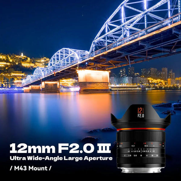 12mm F2.0 III APS-C Ultra Wide-Angle Big Aperture Cameras Lens£¬For Fuji X-Mount Save 30$-Checkout Price $169.00