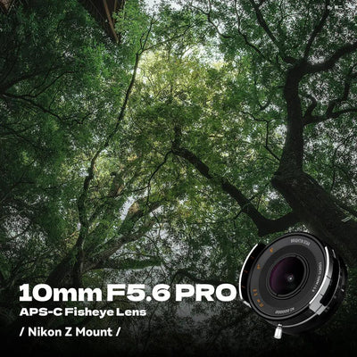 10mm F5.6 Pro APS-C Fisheye Lens Wide-Angle Lens For Nikon Z Mount BrightinStar.US