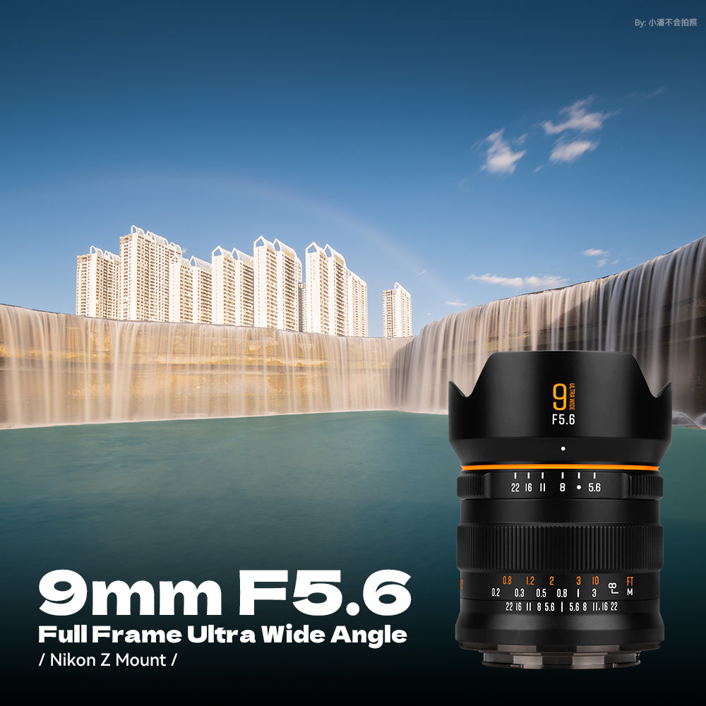 Father's Day Gifts Brightin Star 9mm F5.6 Full Frame Manual Focus Camera Lens Ultra Wide Angle 0 Distortion Lens with ND Filter For Sony E/Nikon Z/Canon RF/L Mount