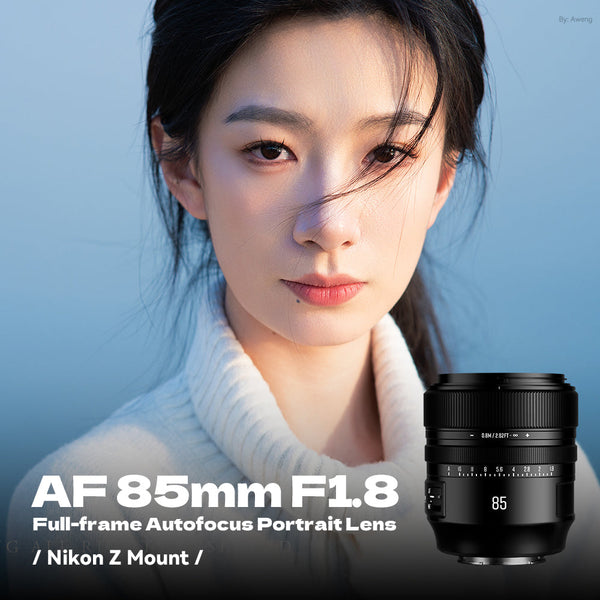真人M5 F1 FV AC AF85mm F1.8 Full-frame Autofocus Fixed-Focus Portrait Large