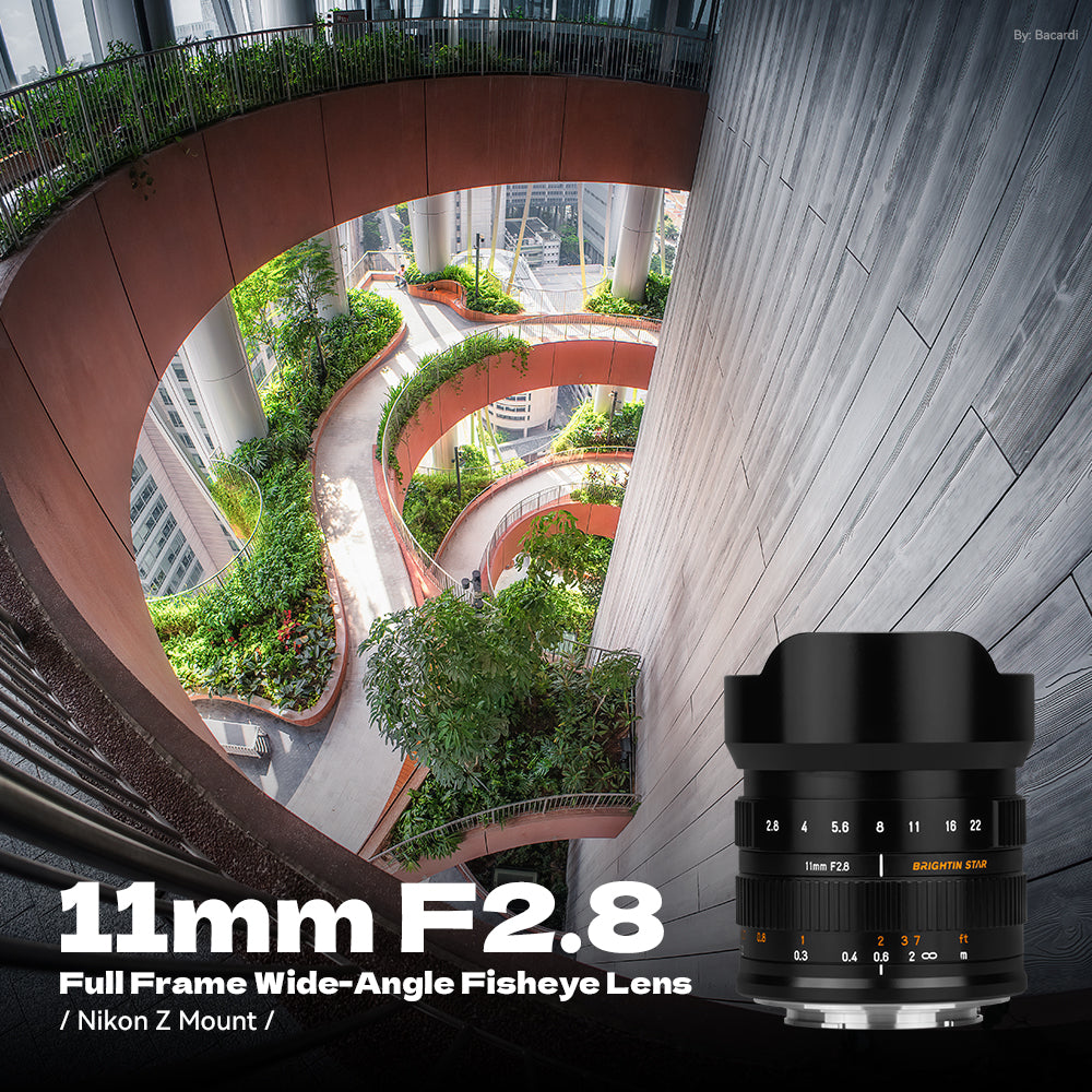 Brightin Star 11mm F2.8 Full Frame Wide-Angle Starry Sky Fisheye Lens Suitable