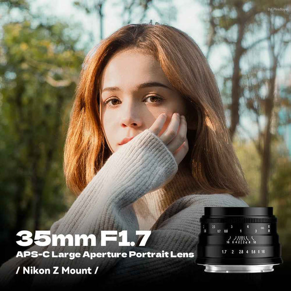 35mm F1.7 APS-C Wide-Angle Manual Focus Prime Lens for Panasonic/Olympus Micro 4/3 Mount