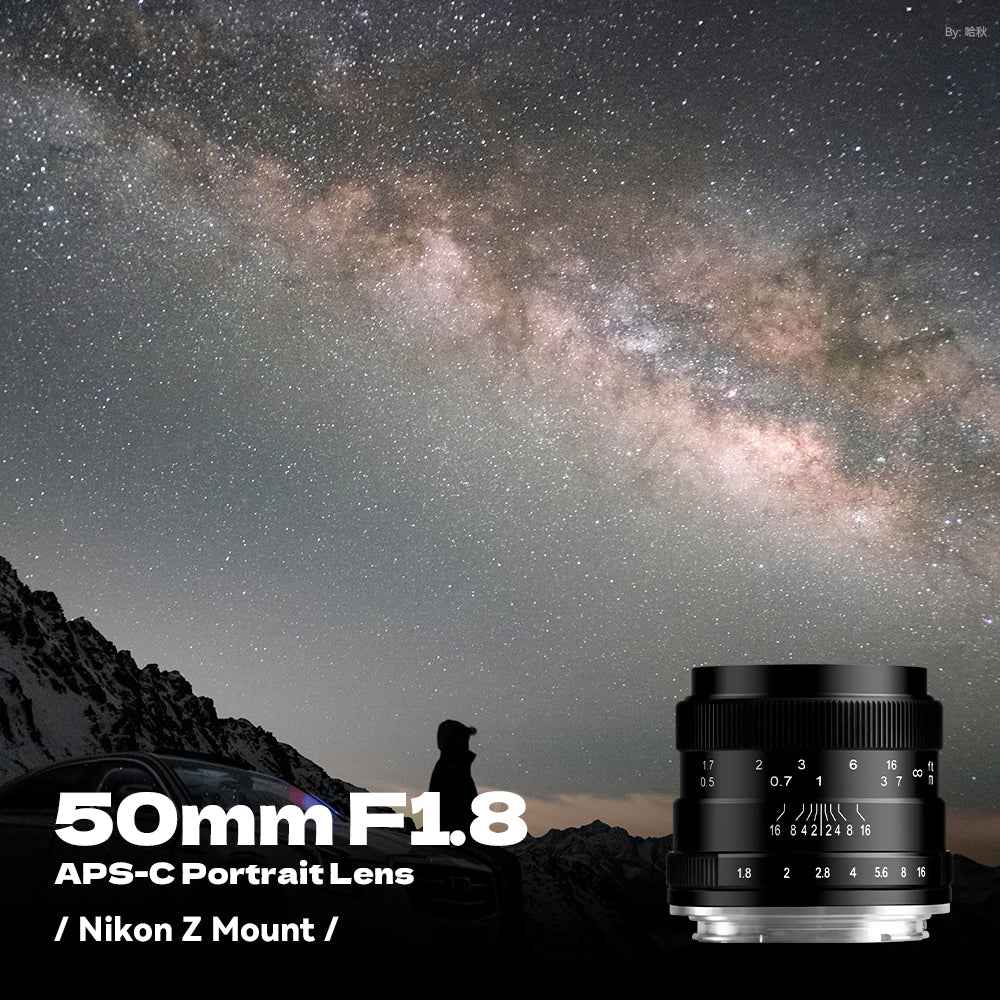 50mm F1.8 APS-C Manual Focus Lens Fit for Fuji X-Mount