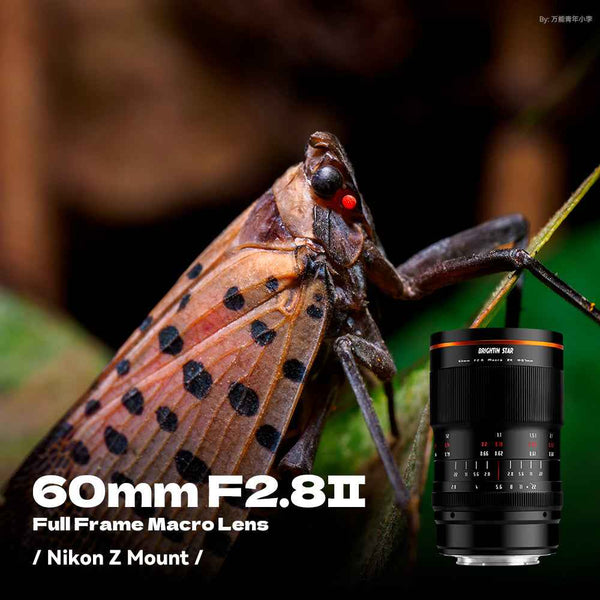 60mm F2.8 II 2X Macro Magnification Manual Focus Mirrorless Camera Lens Fit for Canon RF Mount
