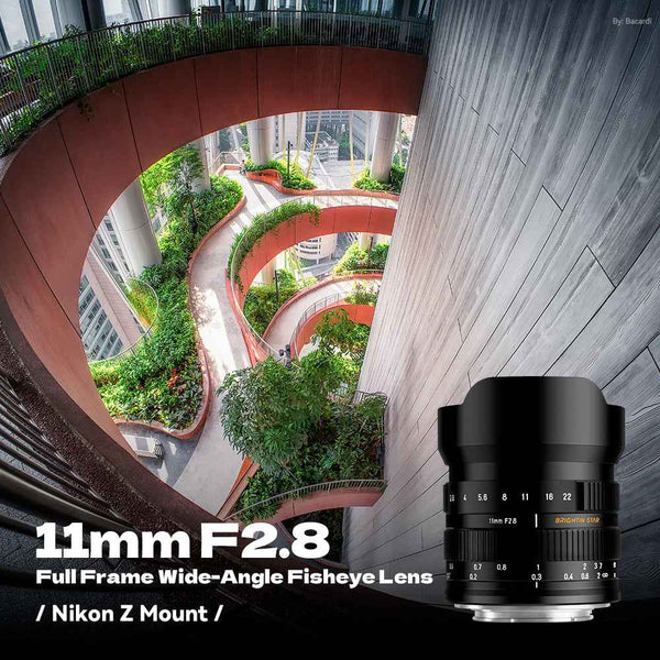 11mm F2.8 Full Frame Wide-Angle Starry Sky Fisheye Lens Suitable for Sony E mount
