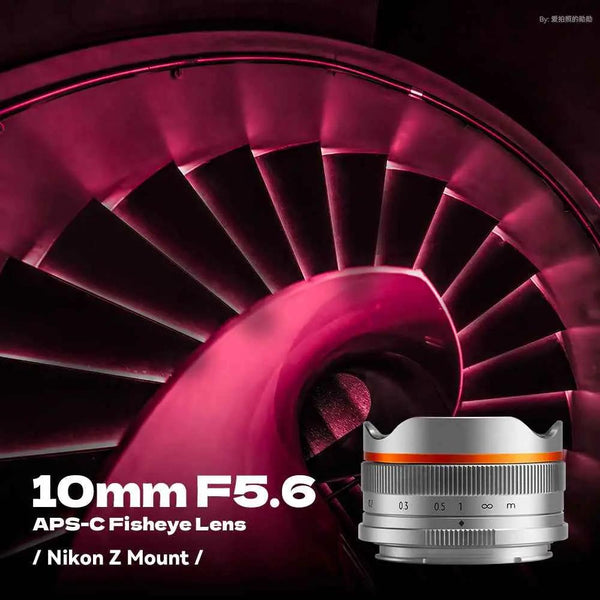10mm F5.6 APS-C Fisheye Lens Wide-Angle Lens Pancake Lens Manual Fixed Focus Lens Suitable For Nikon Z Mount