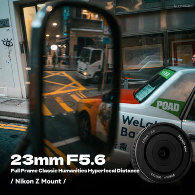 23mm F5.6 Full Frame Manual Focus Prime Lens,Fit for Nikon Z-Mount BRIGHTIN STAR