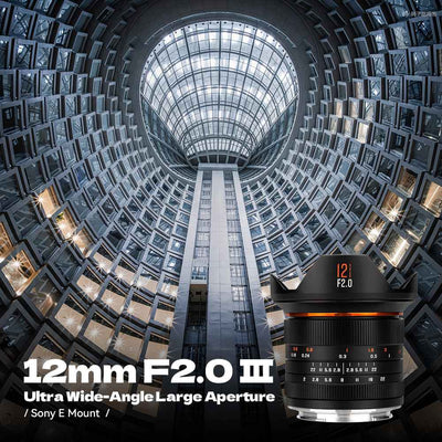 12mm F2.0 III Ultra Wide-Angle Big Aperture APS-C Cameras Lens - Brightin Star