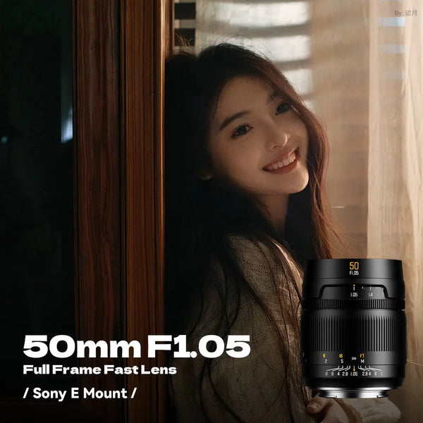 Brightin Star MF 50mm F1.05 Full-Frame Manual Focus Prime Lens for Sony E Mount BRIGHTIN STAR