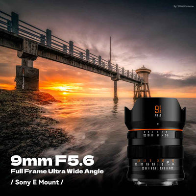 9mm F5.6 Full Frame Camera Lens with ND Filter For Sony E Mount