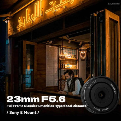 23mm F5.6 Full Frame Manual Focus Prime Lens Fit for Sony E Mount