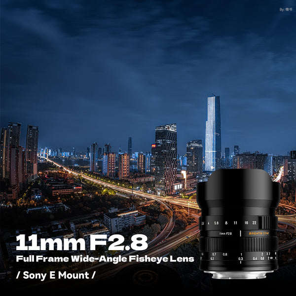 11mm F2.8 Full Frame Wide-Angle Starry Sky Fisheye Lens