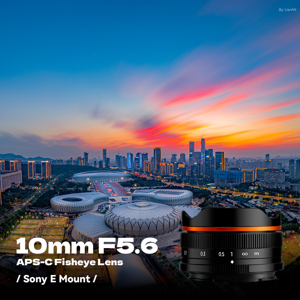 Brightin Star 10mm F5.6 APS-C Fisheye Lens Wide-Angle Lens For M43/Canon M/Canon RF/Sony E/ Nikon Z/Fuji X Mount