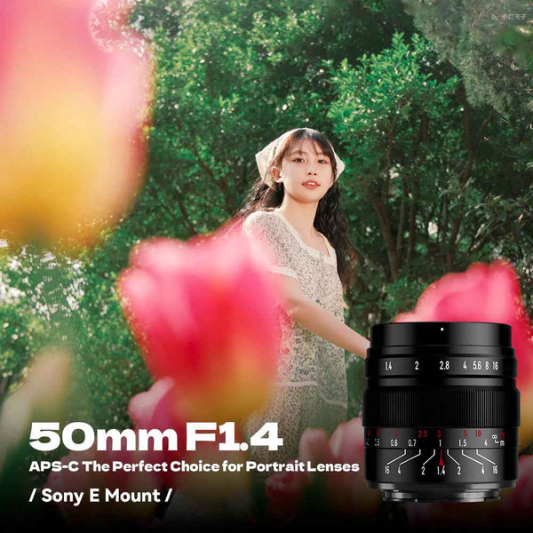 50mm F1.4 APS-C Manual Focus Prime Lens for Canon EOS-M Mount
