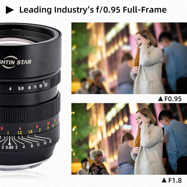 50mm F0.95 Full Frame Large Aperture Camera Lens,For Canon RF Mount