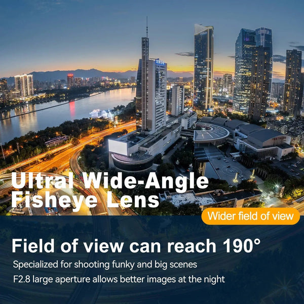 7.5mm F2.8 APS-C Fisheye Manual Focus Lens With ND Filter for Canon RF Mount BrightinStar.US