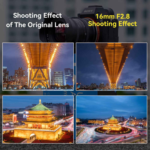 Brightin Star 16mm F2.8 Manual Lens For L-Mount Cameras - Full Frame Ultra Wide Angle, Manual Focus
