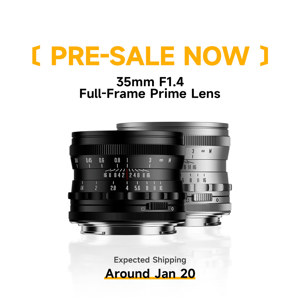 Brightin Star 35mm F1.4 Full-Frame Large Aperture Manual Focus Lens