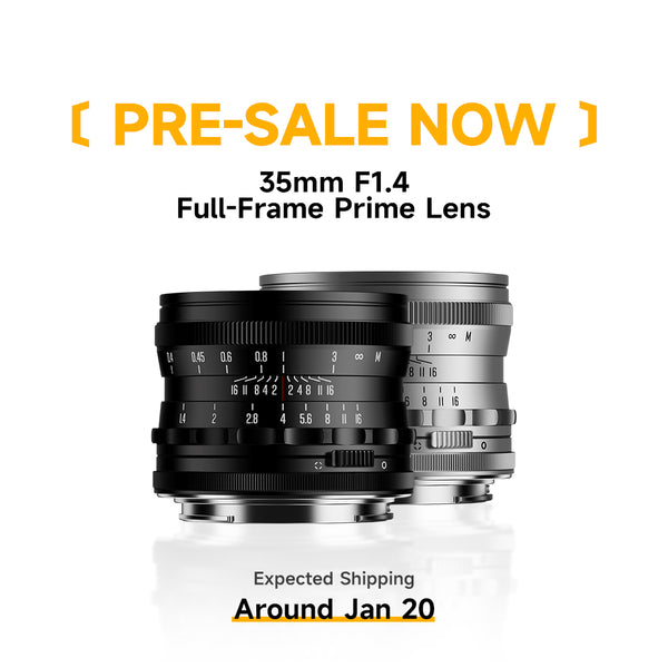 Brightin Star 35mm F1.4 Full-Frame Large Aperture Manual Focus Lens
