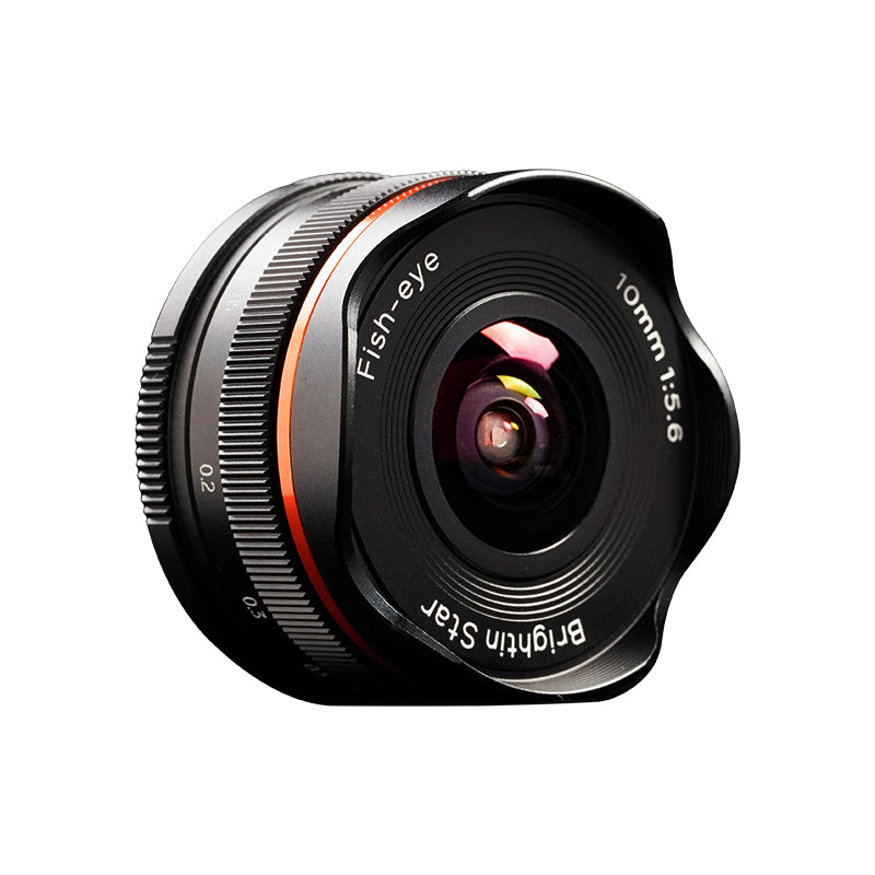 Brightin Star 10mm F5.6 Fisheye Lens Wide-Angle Lens Pancake Lens Manu ...