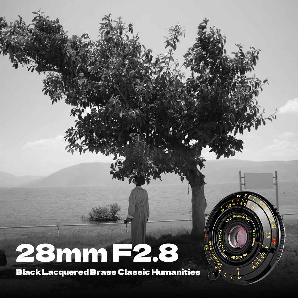 Brightin Star 28mm F2.8 Full Frame Ultra-Thin Pancake Lens – compatible with Leica M, Sony E, Canon RF, Fuji XF, GFX, and Nikon Z via adapter ring