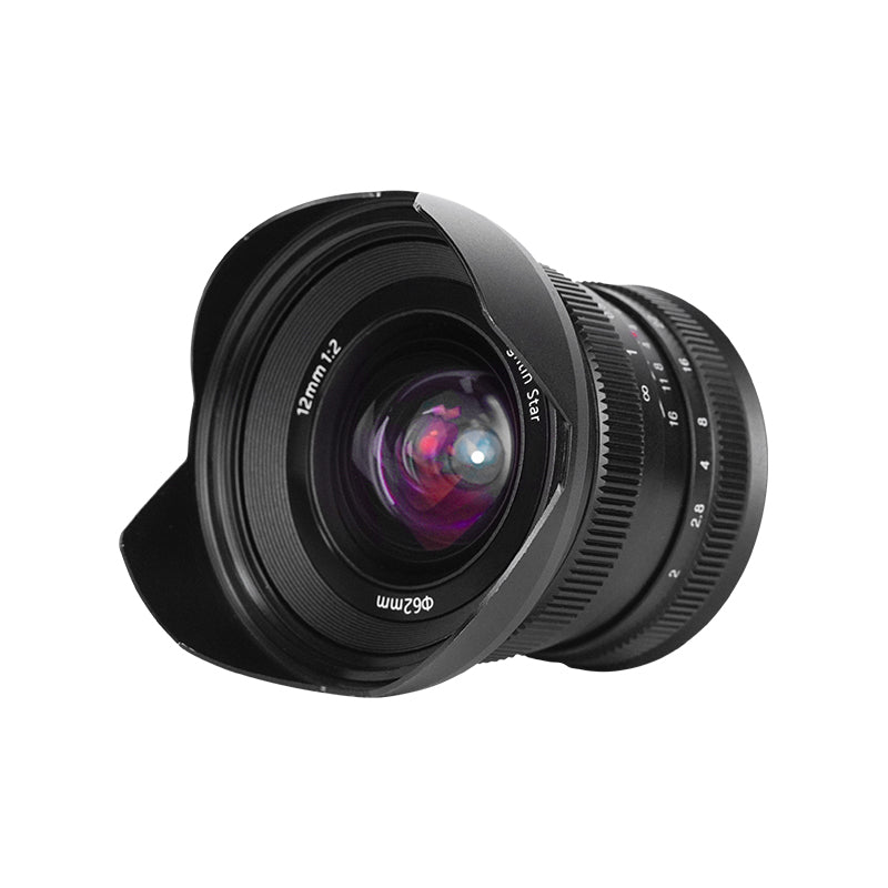 Brightin Star 12mm F2.0 Ultra Wide-Angle Big Aperture APS-C Manual Focus  Mirrorless Cameras Lens