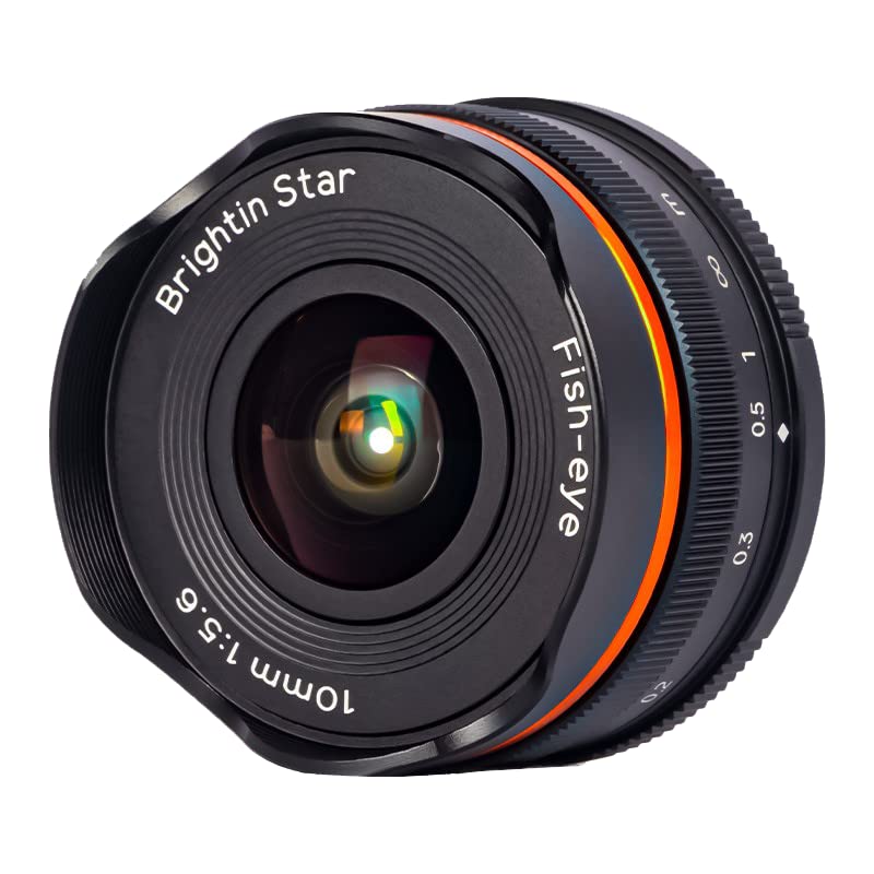 10mm F5.6 Fisheye Lens Wide-Angle Lens Pancake Lens Manual Fixed Focus Lens Suitable For Sony E-Mount