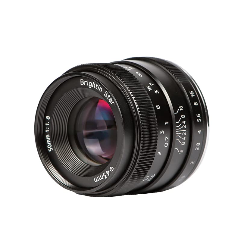 Brightin Star 50mm F1.8 Portrait Manual Focus Lens