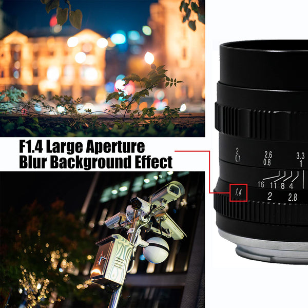 50mm F1.4 APS-C Manual Focus Prime Lens,for Fuji X-Mount 50mm F1.4 APS-C Manual Focus Prime Lens,for Fuji X-Mount