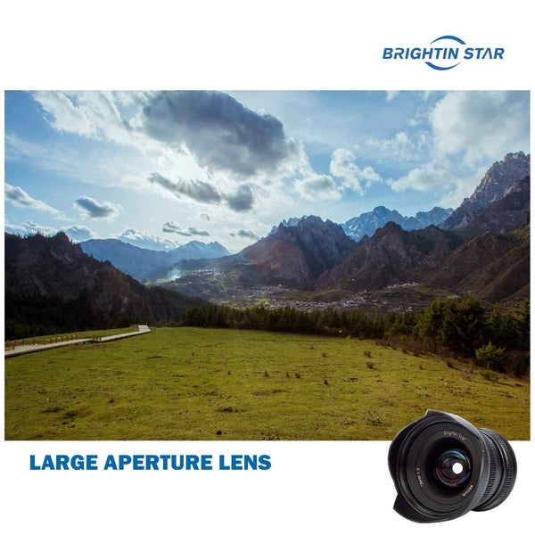 12mm F2.0  APS-C Ultra Wide-Angle Big Aperture Manual Focus Mirrorless Cameras Lens Fit for Canon EF-M mount