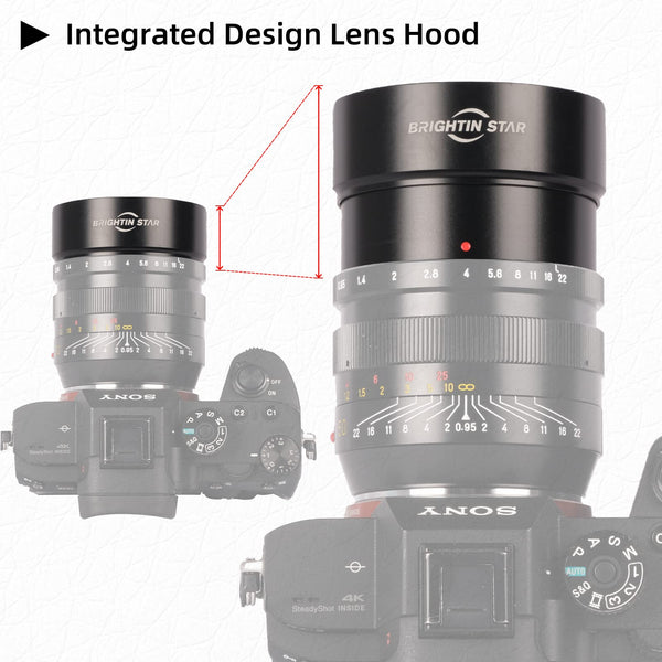 50mm F0.95 Full Frame Large Aperture Manual Focus Mirrorless